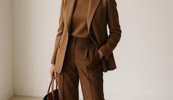Como usar marrom com versatilidade e elegância